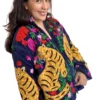 1 Lakshmi Jacket. Color azul marino con tigres de bengala