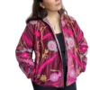 1 Lakshmi Jacket. Color frambuesa con flores