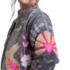 10 Lakshmi Jacket. Color gris acero con conejos