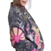 11 Lakshmi Jacket. Color gris acero con conejos