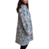2 Selene Jacket. Color azul acero con gatos