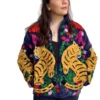 2 Lakshmi Jacket. Color azul marino con tigres de bengala