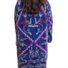 Lakshmi Coat. Color azul cobalto