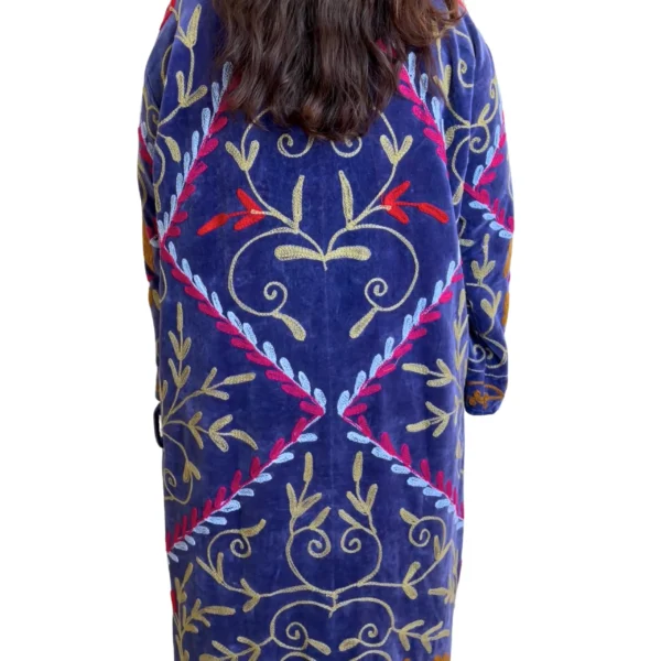 Lakshmi Coat. Color azul cobalto