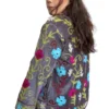 21 Lakshmi Jacket. Gris violáceo con flores