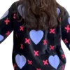 34 Lakshmi Jacket. Color azul marino con corazones