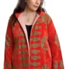 38 Lakshmi Coat. Color ladrillo
