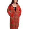 39 Lakshmi Coat. Color ladrillo