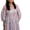 4 Shakti dress, Color rosa con flores