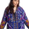 Lakshmi Coat. Color azul cobalto
