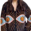 44 Lakshmi Jacket. Color negro con ojo protector