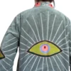 48 Lakshmi Jacket. Color sage con ojo protector