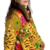 5 Lakshmi Jacket. Color mostaza con tigres de bengala