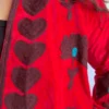 53 Lakshmi Jacket. Color rojo cereza con abanicos